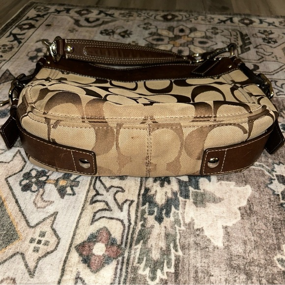 Coach VTG Y2kBrown and Tan Shoulder Bag with matching new wallet - Picture 7 of 8